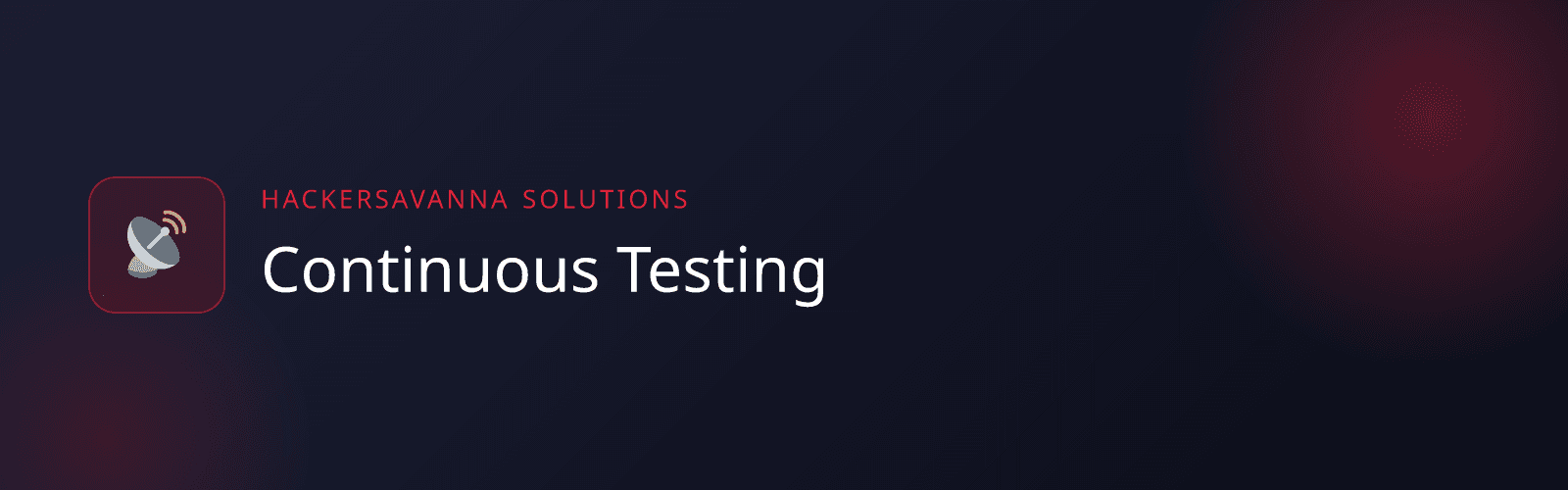 Continuous Testing banner