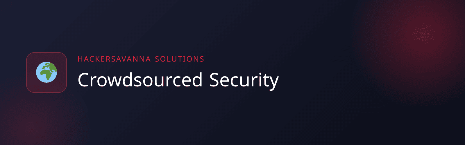 Crowdsourced Security banner